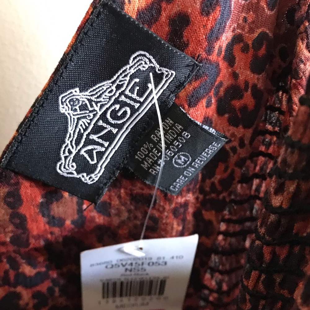 Angie Animal Print Jumpsuit NWT - Picture 7 of 9